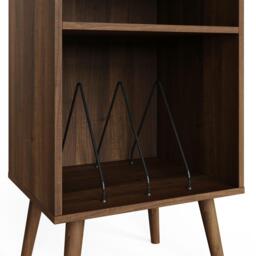 GFW Jaxon Compact Open Turntable Stand Walnut - thumbnail 5