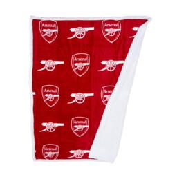 Arsenal FC Arsenal Stamp Sherpa Fleece Blanket - thumbnail 5
