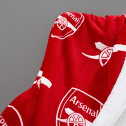 Arsenal FC Arsenal Stamp Sherpa Fleece Blanket - thumbnail 3