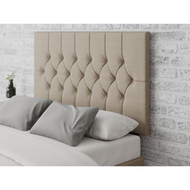 Aspire Olivier 80 cm Headboard, Eire Linen Fabric, Natura - image 1