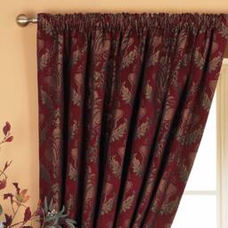 Paoletti Traditional Jacquard Pencil Pleat Curtains - thumbnail 2