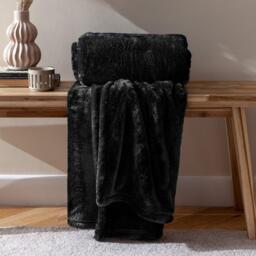Furn Kallu Double-Sided Faux-Fur Throw - thumbnail 2