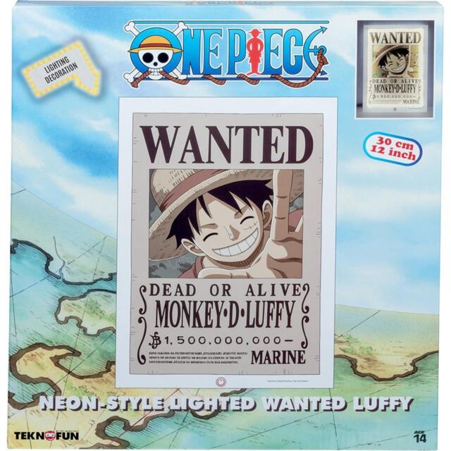 One Piece Luffy Wanted Light up Poster - image 1