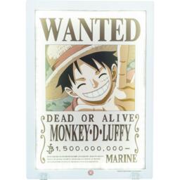 One Piece Luffy Wanted Light up Poster - thumbnail 4