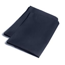 Serene Home Plain Dyed Pair of Housewife Pillowcases in Navy - thumbnail 2