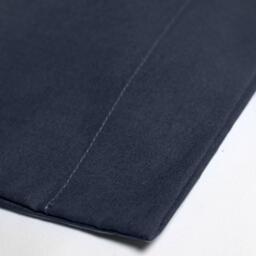 Serene Home Plain Dyed Pair of Housewife Pillowcases in Navy - thumbnail 3