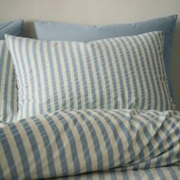 Pineapple Elephant Cotton Rich Woven Stripe Duvet Cover Set - thumbnail 2