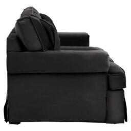 Fifty Five South Ralph Two Seat Black Velvet Sofa - thumbnail 2