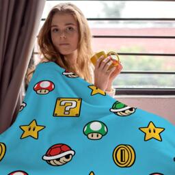 Nintendo Continue Fleece Blanket - thumbnail 4
