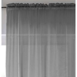 Enhanced Living 2 Plain Sheer Voile Panels with Rod Pocket (Pair) - thumbnail 2