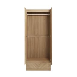 GFW GFW Catania 2 Door 1 Drawer Wardrobe - thumbnail 3