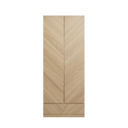 GFW GFW Catania 2 Door 1 Drawer Wardrobe - thumbnail 2