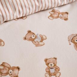 Catherine Lansfield Brushed Teddy Bear Cotton Duvet Cover Set - thumbnail 5