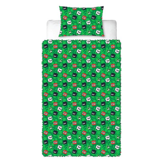 Minecraft Minecraft Grounds Single Fleece Duvet - image 1