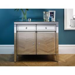 Birlea Valencia 2 Drawer 2 Door Sideboard - thumbnail 3