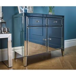 Birlea Valencia 2 Drawer 2 Door Sideboard - thumbnail 1