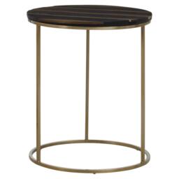 Fifty Five South Aris Black And Gold Side Table - thumbnail 2