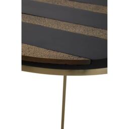 Fifty Five South Aris Black And Gold Side Table - thumbnail 4