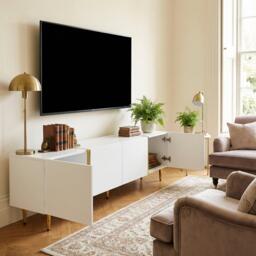 Urban Meuble Modern TV Cabinet White Style - thumbnail 4