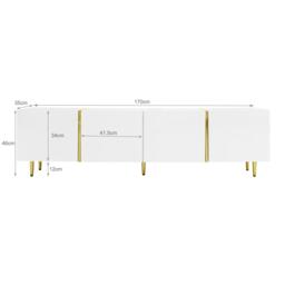 Urban Meuble Modern TV Cabinet White Style - thumbnail 6