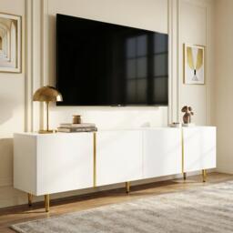 Urban Meuble Modern TV Cabinet White Style - thumbnail 2