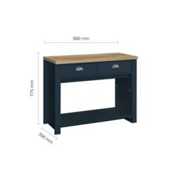 Birlea Highgate 2 Drawer Console Table - thumbnail 9