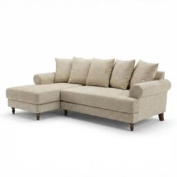 Biba Freddy L Shaped Corner Chenille Sofa - thumbnail 5