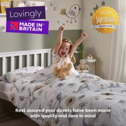 Slumberdown Kids Animal Print Coverless Comfort 4.5 Tog Duvet - thumbnail 6