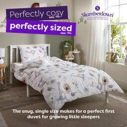 Slumberdown Kids Animal Print Coverless Comfort 4.5 Tog Duvet - thumbnail 2