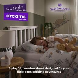 Slumberdown Kids Animal Print Coverless Comfort 4.5 Tog Duvet - thumbnail 3
