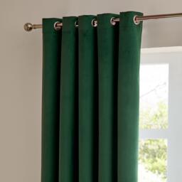 Furn The Ultimate Velvet Blackout Eyelet Curtains - thumbnail 5