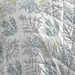Dreams and Drapes Emily Floral Bedspread in Duck Egg - thumbnail 3