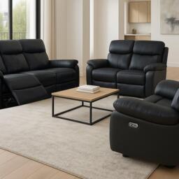 Aspire Kingsmere 3 + 2 + 1 Power Recliner Sofa Suite - thumbnail 1