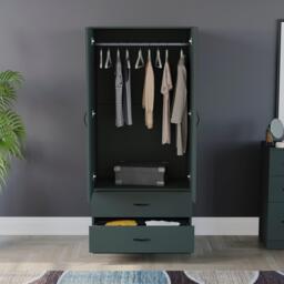Lassic Vida Designs Riano 2 Door 2 Drawer Wardrobe - thumbnail 4