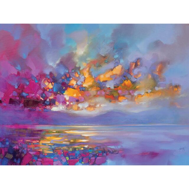 The Art Group Scott Naismith Magenta Refraction 60X80 Wall Art