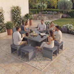 Lassic Garden Vida Cuba 8 Seater Rattan Set - thumbnail 6
