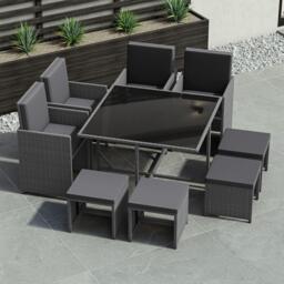 Lassic Garden Vida Cuba 8 Seater Rattan Set - thumbnail 9