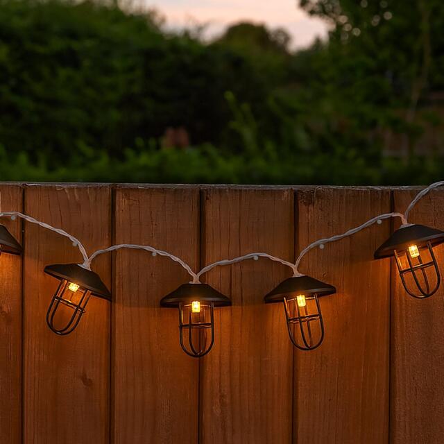 Lighting Collection LANTERN SHADE BATTERY STRING LIGHTS - image 1