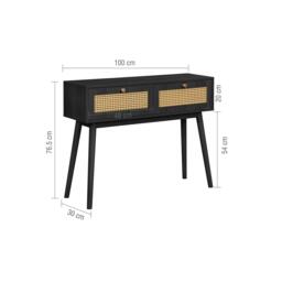 Birlea Croxley Console Table - thumbnail 9