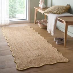 Origin Rugs Jute Scalloped Edge Rug - thumbnail 1