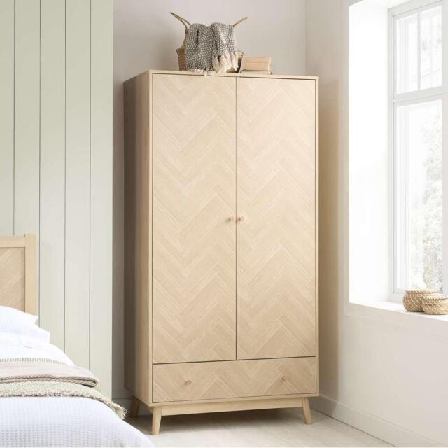 Birlea Herringford 2 Door 1 Drawer Wardrobe - image 1