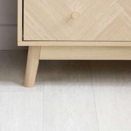 Birlea Herringford 2 Door 1 Drawer Wardrobe - thumbnail 3