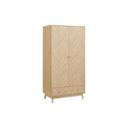 Birlea Herringford 2 Door 1 Drawer Wardrobe - thumbnail 5