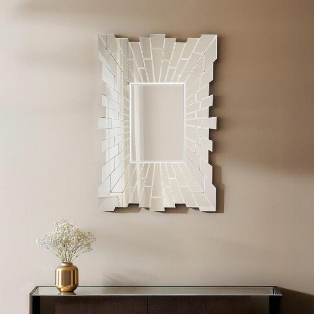 Interiors by Premier Glitzy Rectangular Wall Mirror - image 1