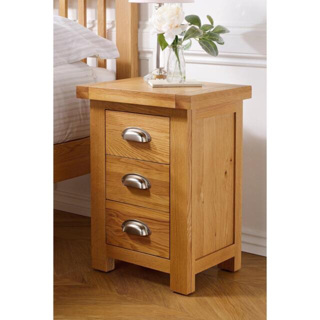 Birlea Woburn Small 3 Drawer Bedside Table