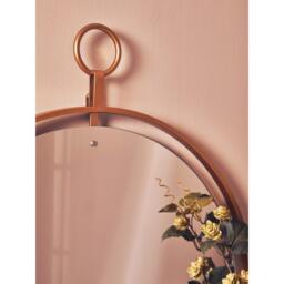 Interiors by Premier Matera Gold Wall Mirror With Ring - thumbnail 2