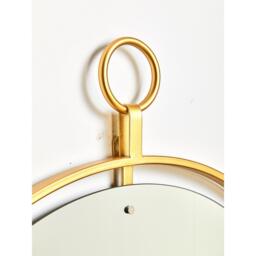 Interiors by Premier Matera Gold Wall Mirror With Ring - thumbnail 5