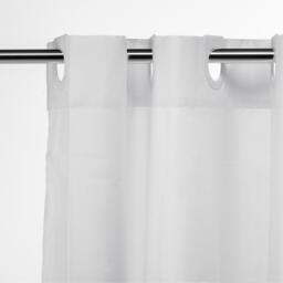 Croydex White Textile Hook N Hang Shower Curtain - thumbnail 3