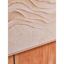 Fifty Five South Astratto Cream Textured Wall Art - thumbnail 4