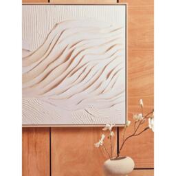 Fifty Five South Astratto Cream Textured Wall Art - thumbnail 2
